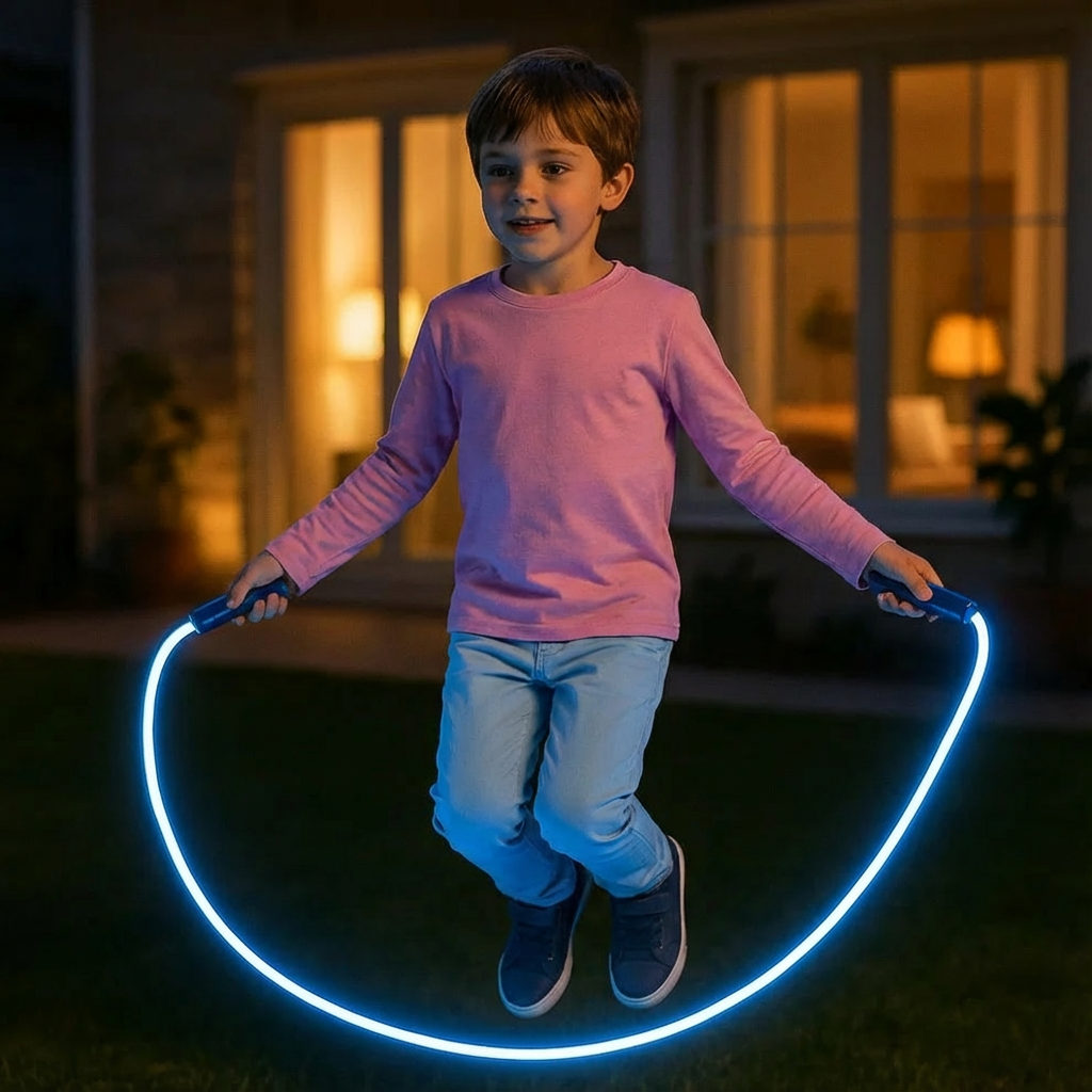 Leuchtendes Springseil