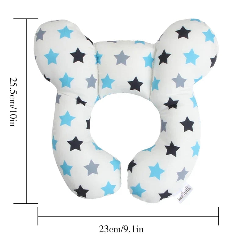 Baby-Nackenkissen für Autositz, Kinderwagen und Reisen