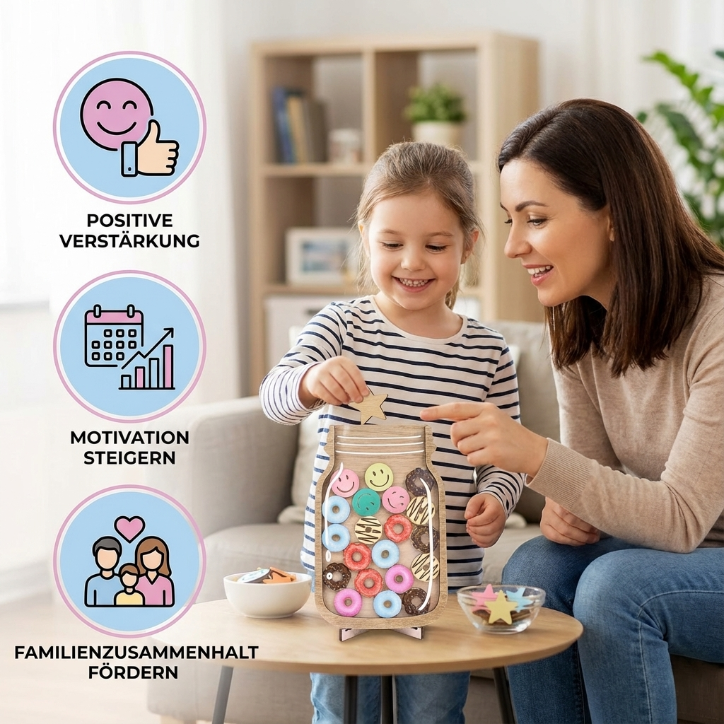 Belohnungs- & Motivationsglas System für Kinder