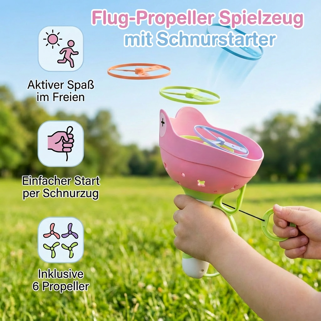 Flug-Propeller Spielzeug mit Schnurstarter