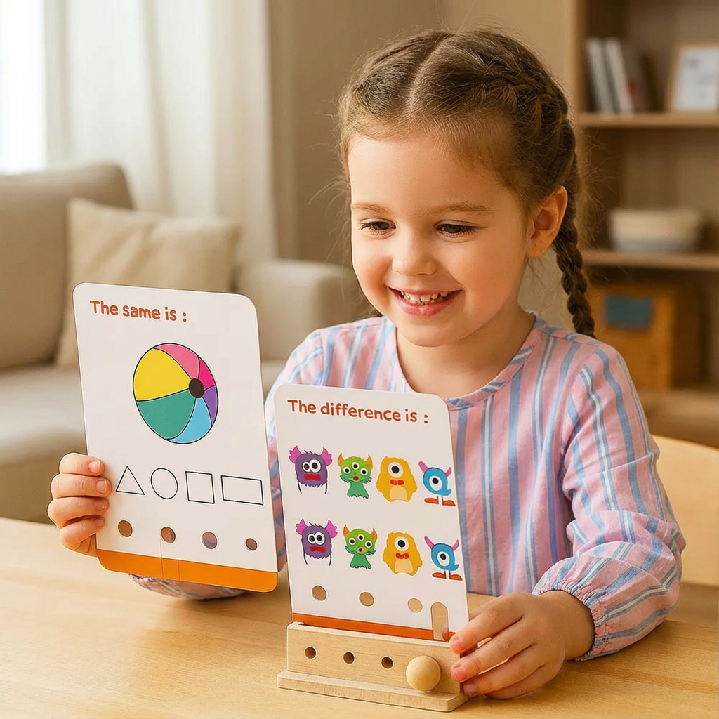 Holz Logik Entschlüsselungs Lernspiel für Kinder - Frühe Fähigkeiten Fördern