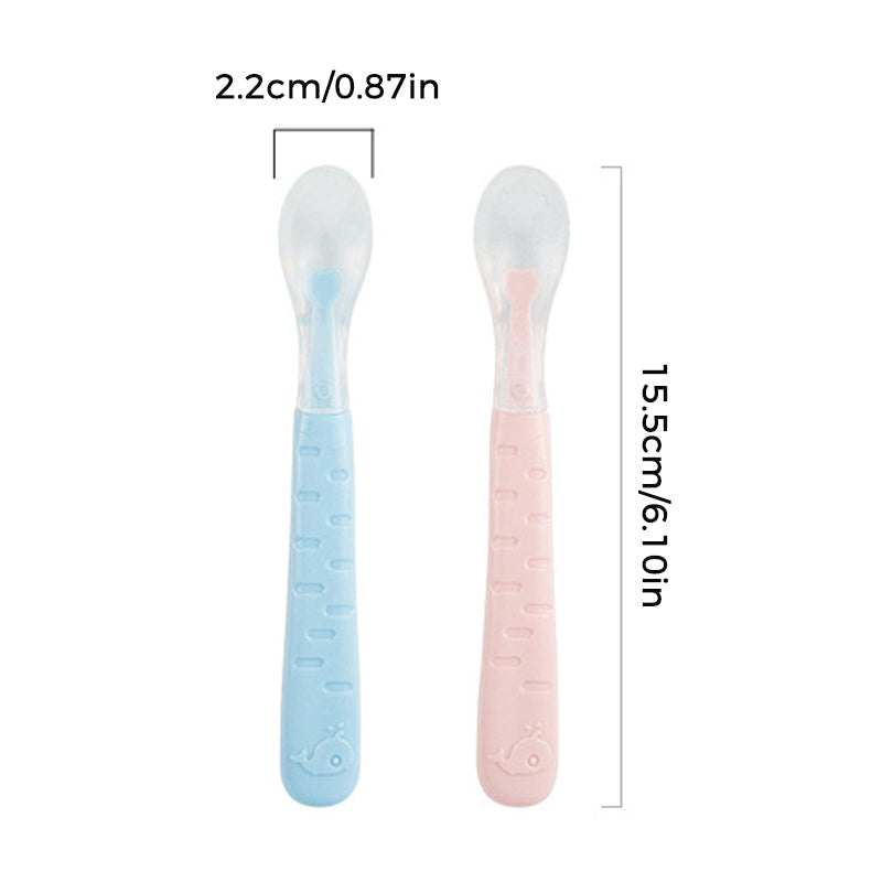 2-in-1 Silikon Löffel für Babys