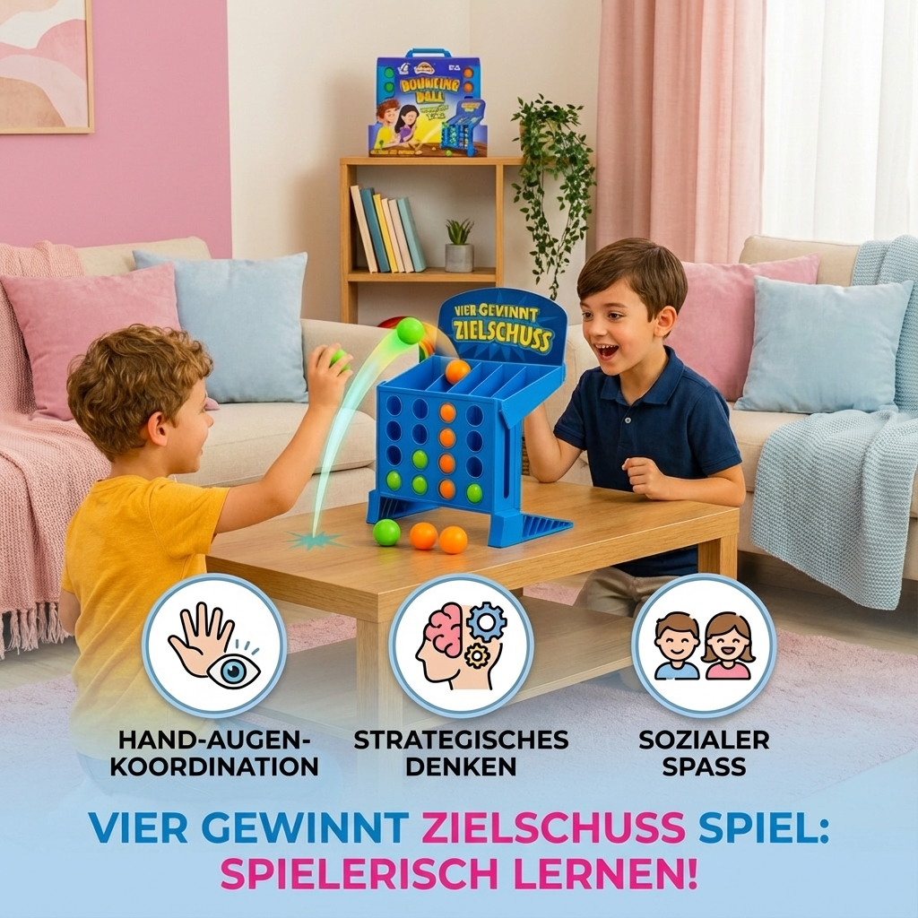Vier Gewinnt Zielschuss Spiel