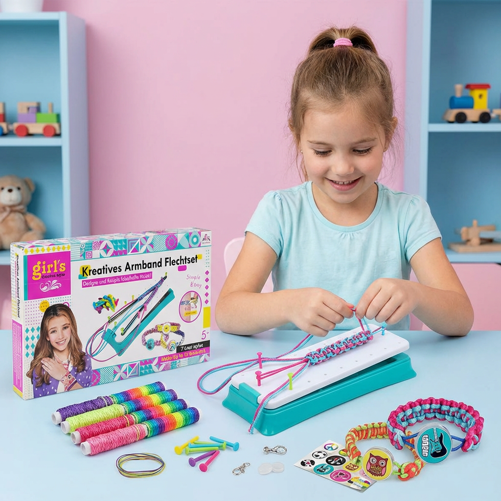 Kreatives Armband Flechtset