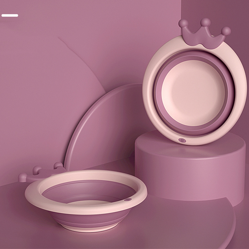 Faltbare Baby Waschschüssel mit Anti-Rutsch-Boden für Reisen & Zuhause