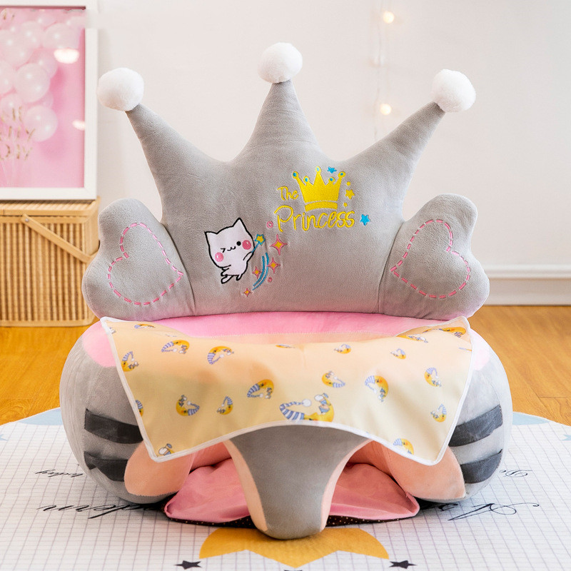 Sitzhilfe für Babys mit Spielbogen – Weicher Lernstuhl zum Sitzenlernen