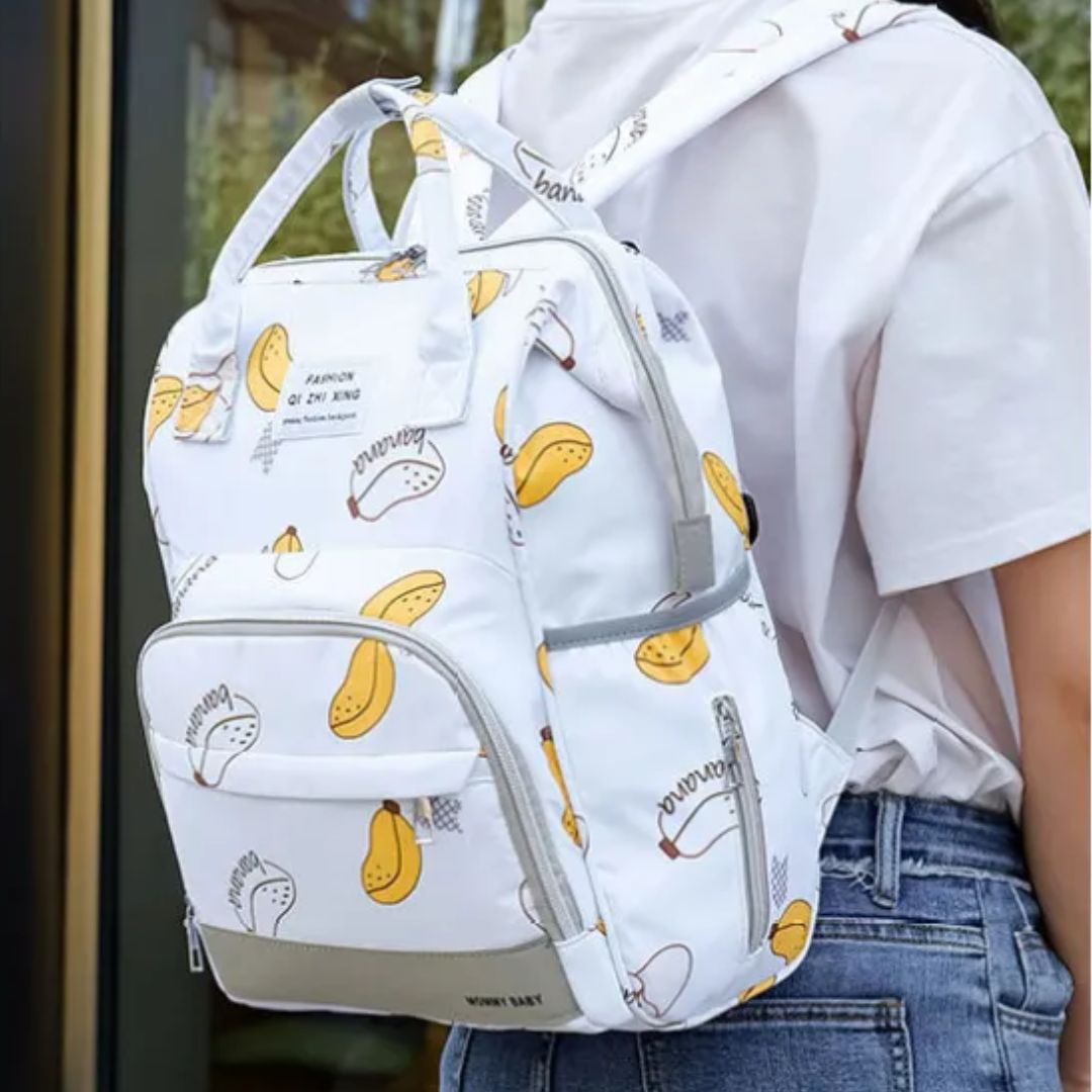 Wickelrucksack für Eltern – Großer Baby Rucksack mit vielen Fächern