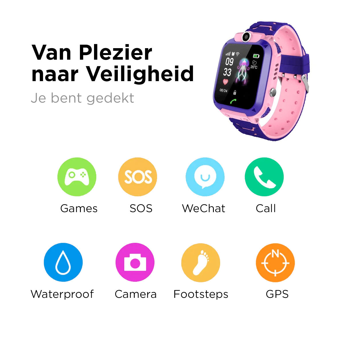 Kinder Smartwatch mit GPS-Tracking