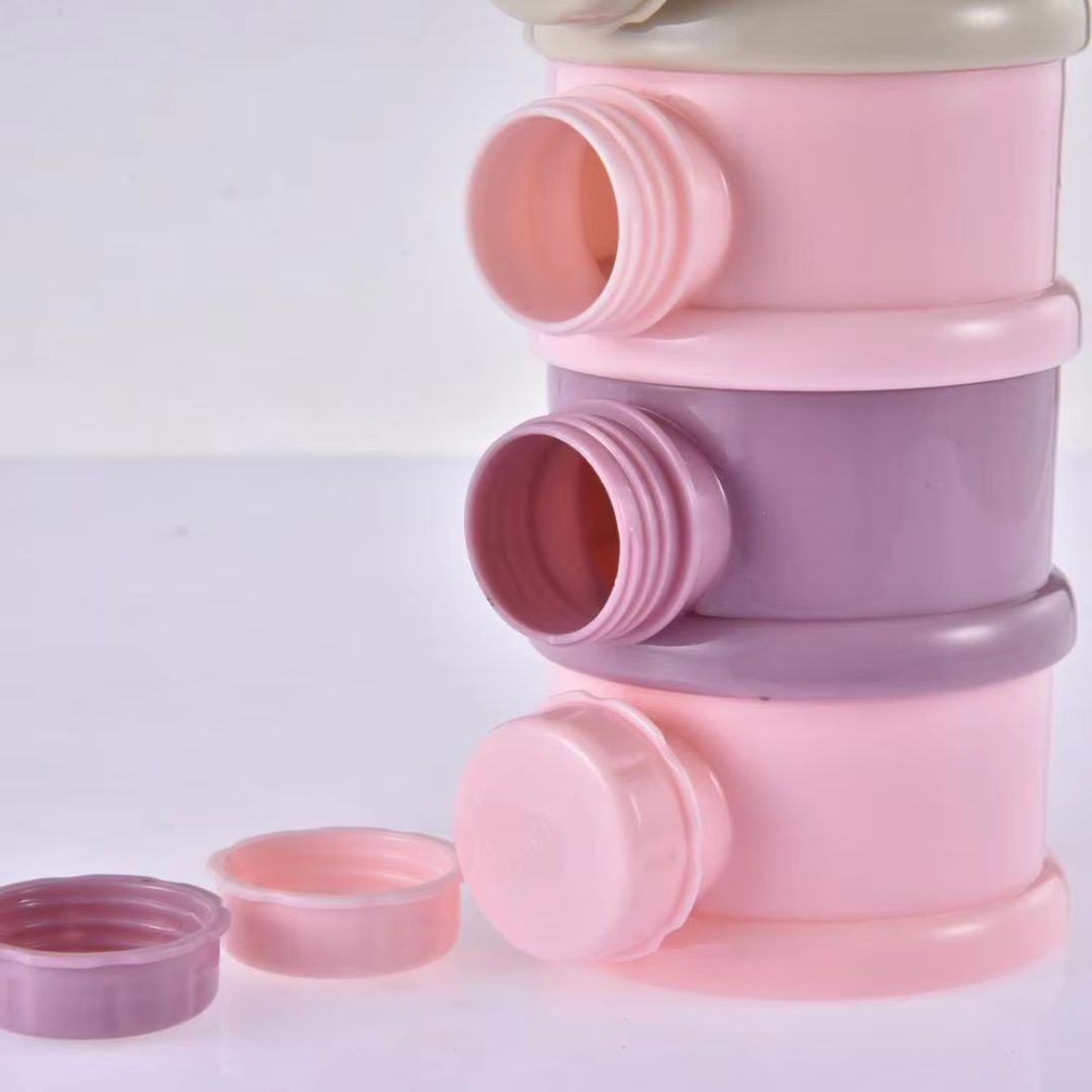 Baby Milchpulver Spender – Stapelbarer Behälter für Milchpulver & Snacks