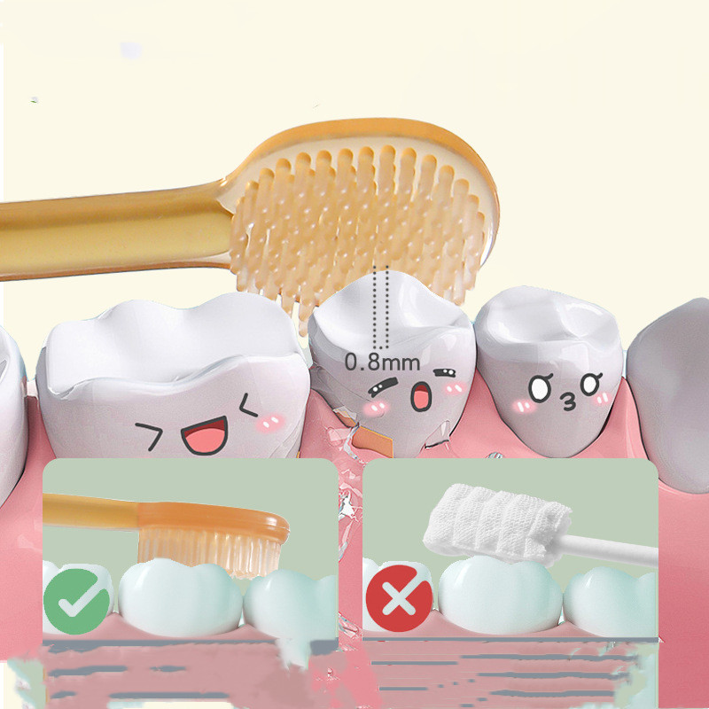 Baby Zahnbürsten Set aus Silikon – Mit Aufbewahrungsbox für unterwegs