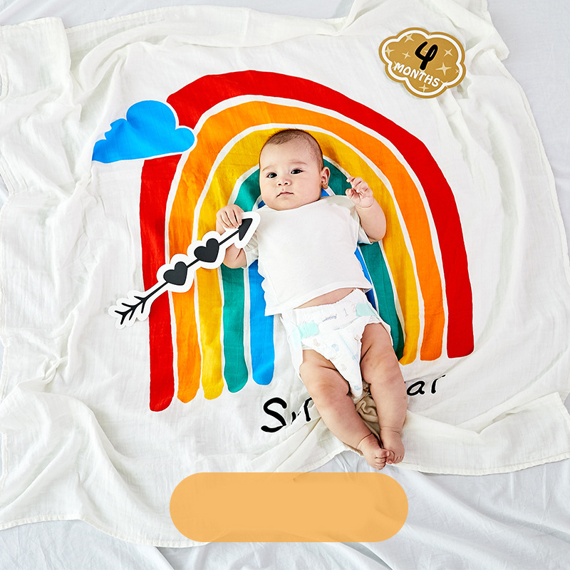 Baby Decke und Musselin Swaddle Tuch für Neugeborene