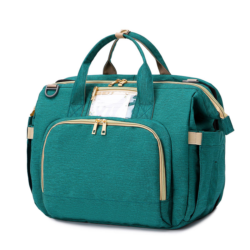 3-in-1 Wickeltasche mit tragbarem Babybett