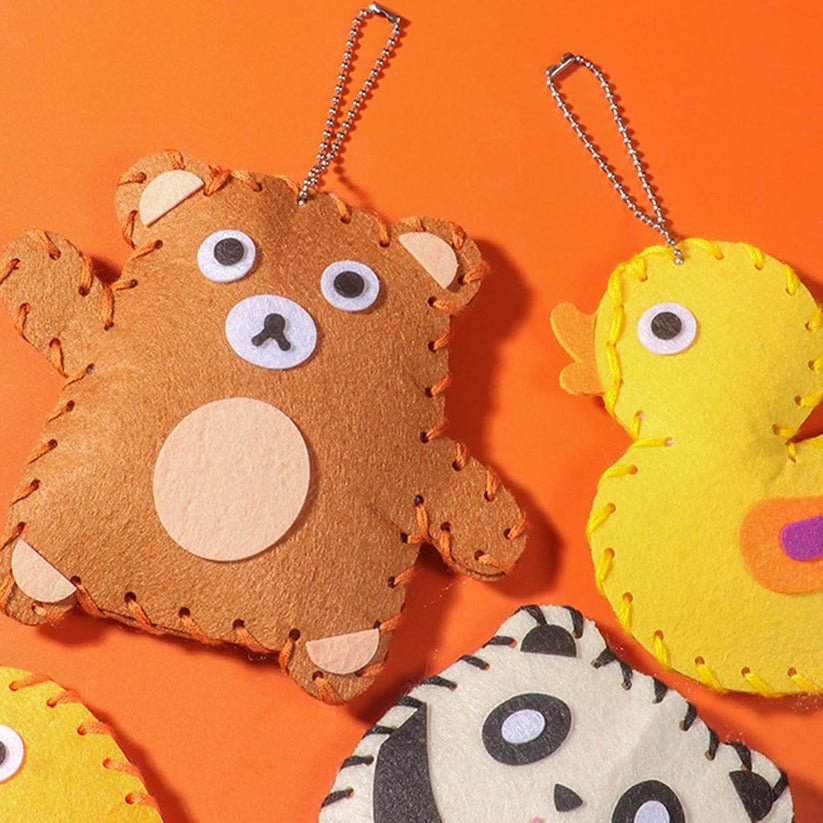 Sicheres Filz Tier Set Zum Selber Nähen