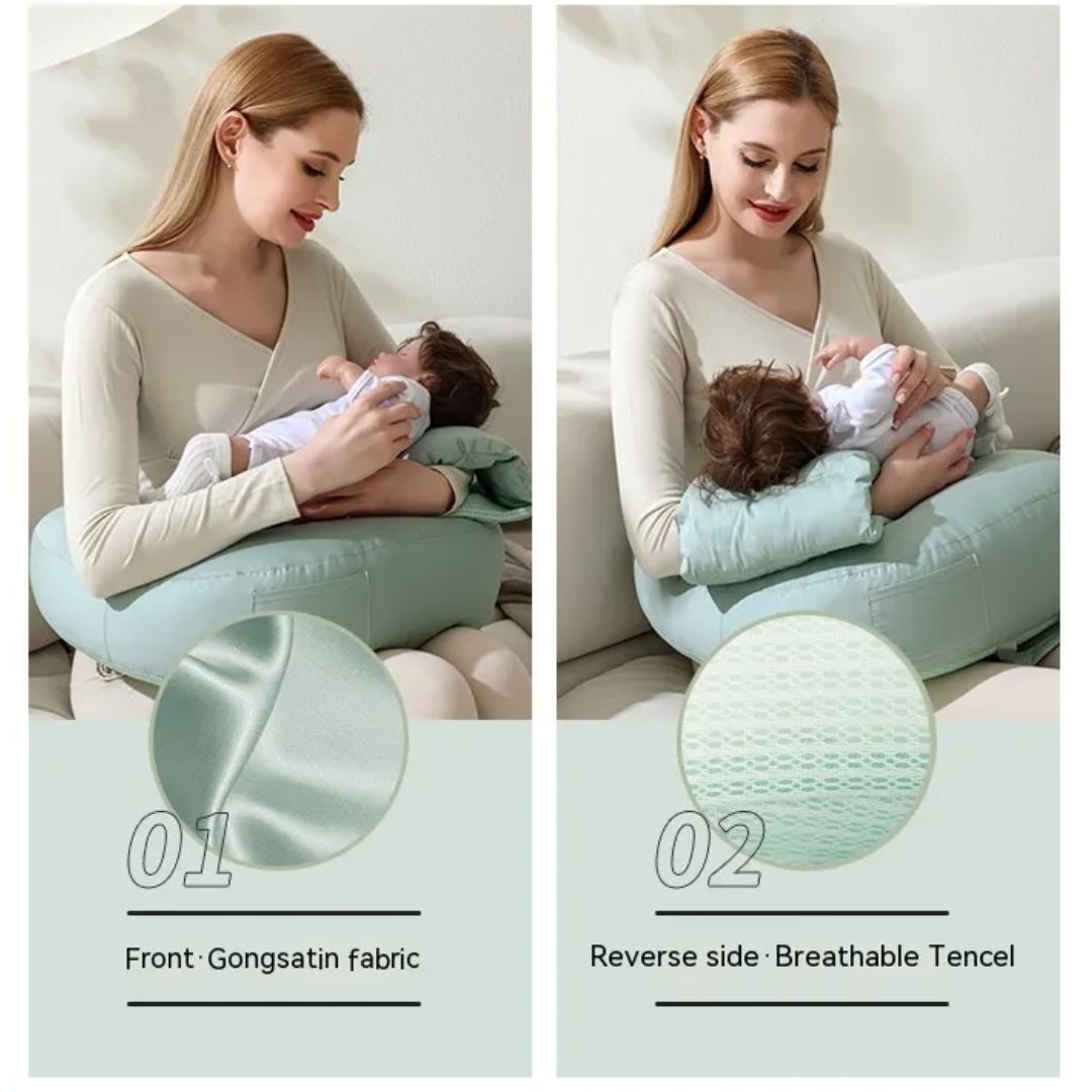 Stillkissen mit Rückenstütze – Ergonomisches Babykissen zum Stillen