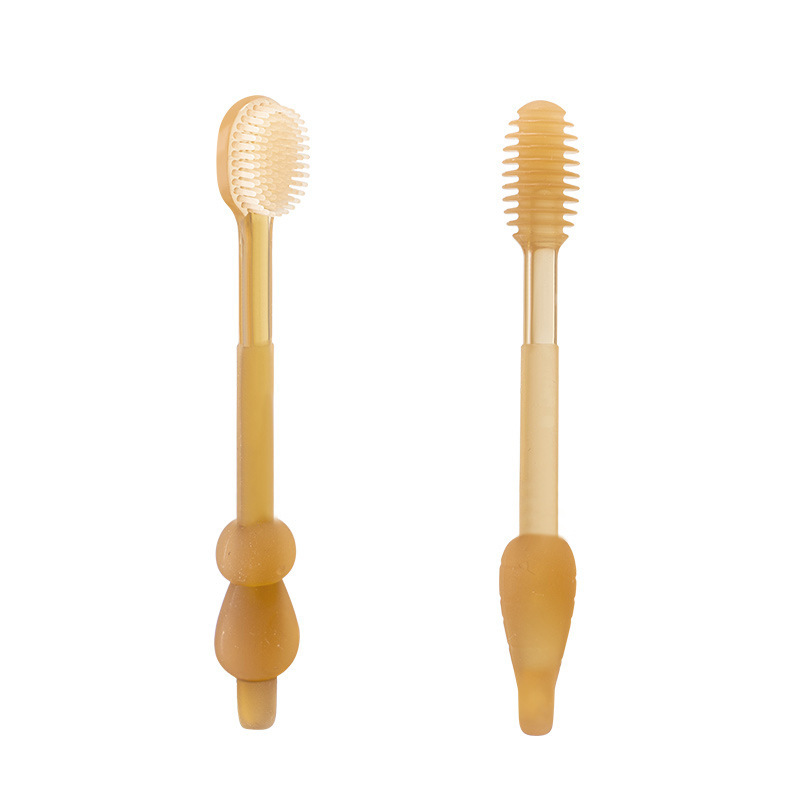 Baby Zahnbürsten Set aus Silikon – Mit Aufbewahrungsbox für unterwegs