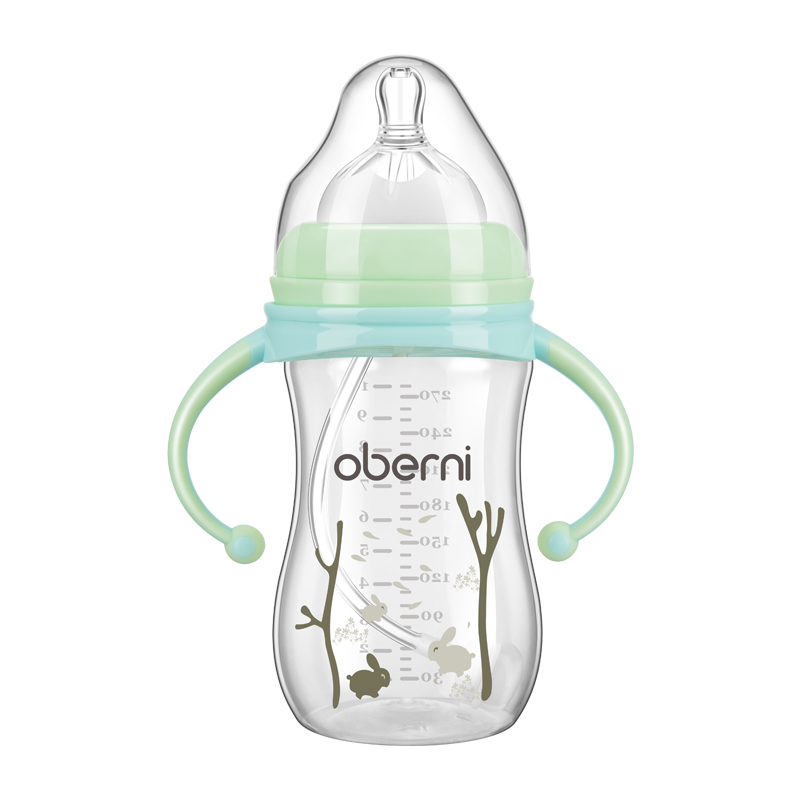 Babyflasche mit Griff – Weithalsflasche für Neugeborene