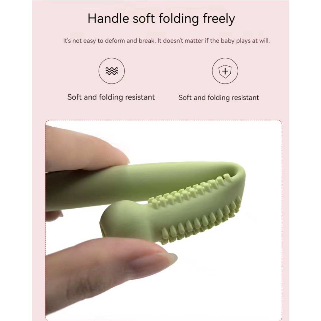 Beißröhrchen für Babys – Wiederverwendbar Silikon Zahnungshilf