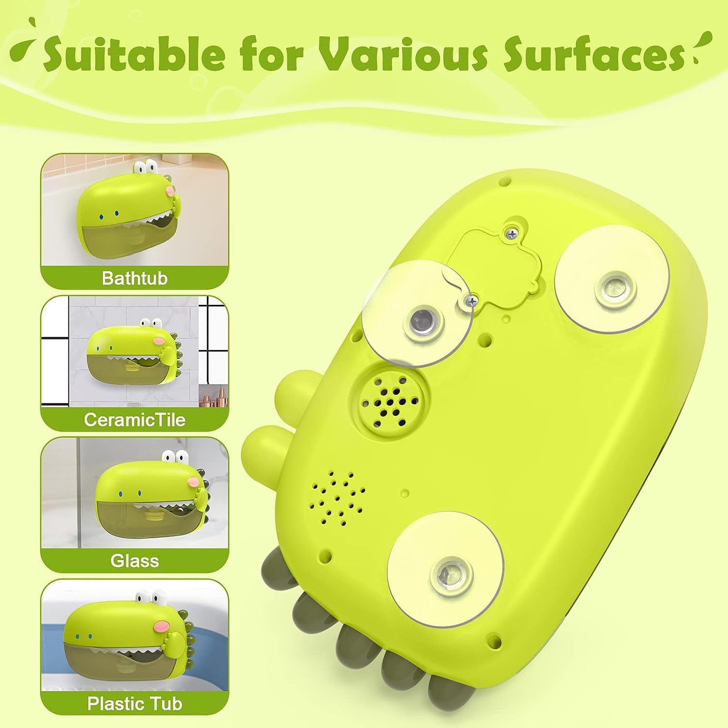 Lustiger Badespaß – Dino Seifenblasenmaschine