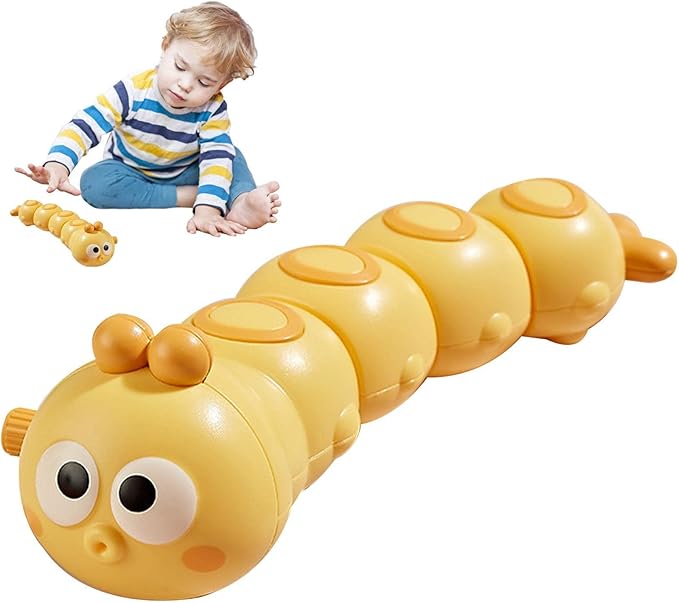 Lustige Wackelraupe – Aufziehbares Krabbelspielzeug