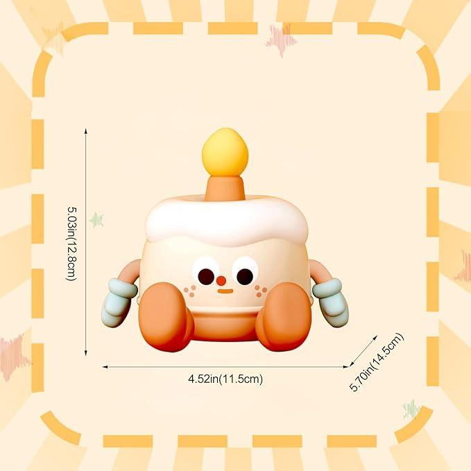 Niedliches Geburtstagskuchen Nachtlicht
