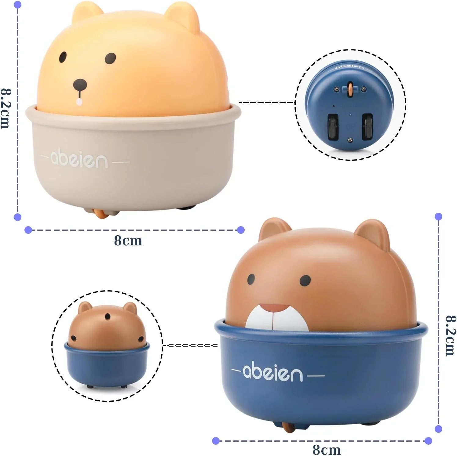 Tier auf Rädern – Lustiges Spielzeugauto für Kinder mit Tiergesichtern