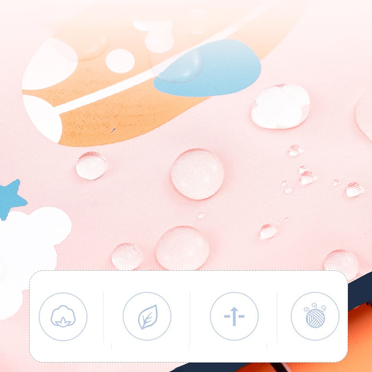 Baby-Schürze mit Taschen für Malen und Essen