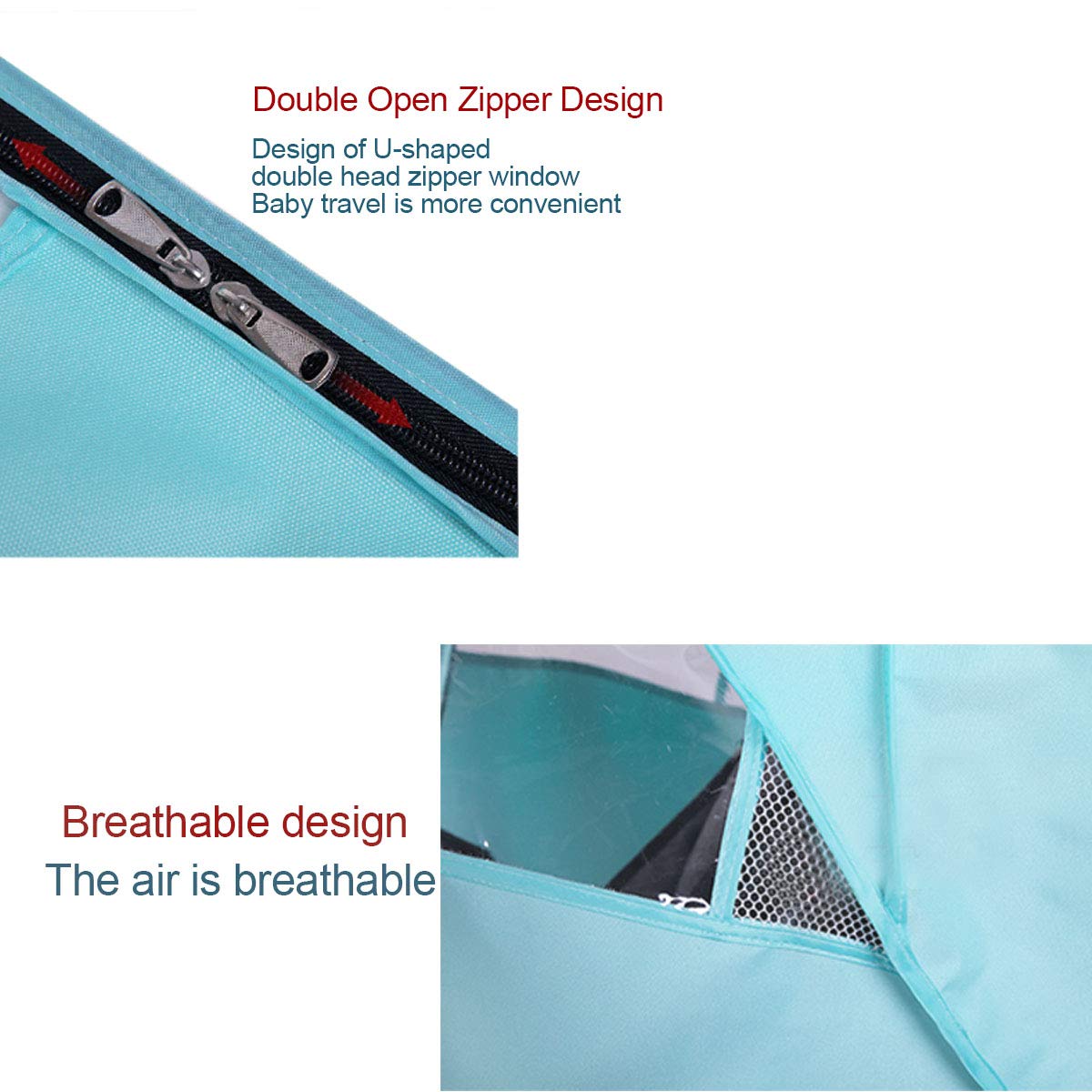 Kinderwagen Regenschutz – Wasserdichte Abdeckung für Kinderwagen