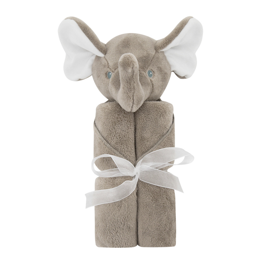 Kuschelige Babydecke mit Hasen-Design – Flauschige Baby Kuscheldecke