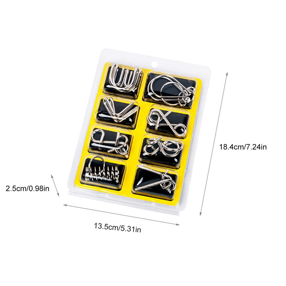 Metall-Puzzle-Ring-Set