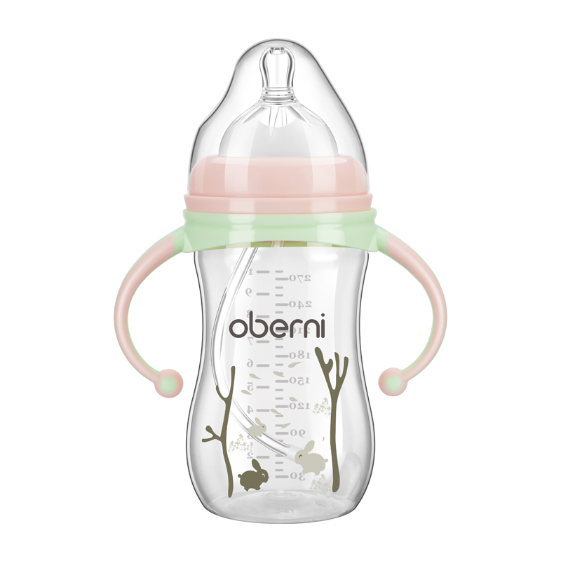 Babyflasche mit Griff – Weithalsflasche für Neugeborene
