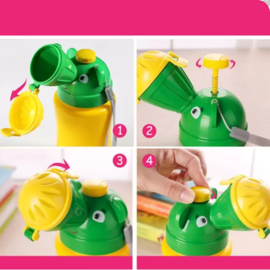 Tragbares Kindertöpfchen – Kompaktes und Auslaufsicheres Töpfchen