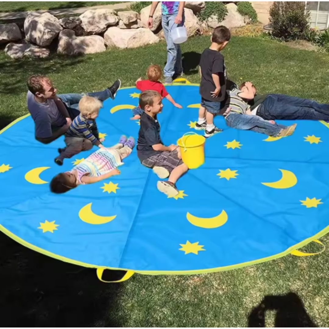 Kinder Schwungtuch Rund – Spiel- und Bewegungstuch