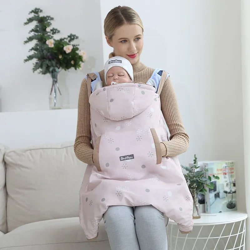 Winter Tragecover für Babytrage – Wärmender Wind- & Wetterschutz