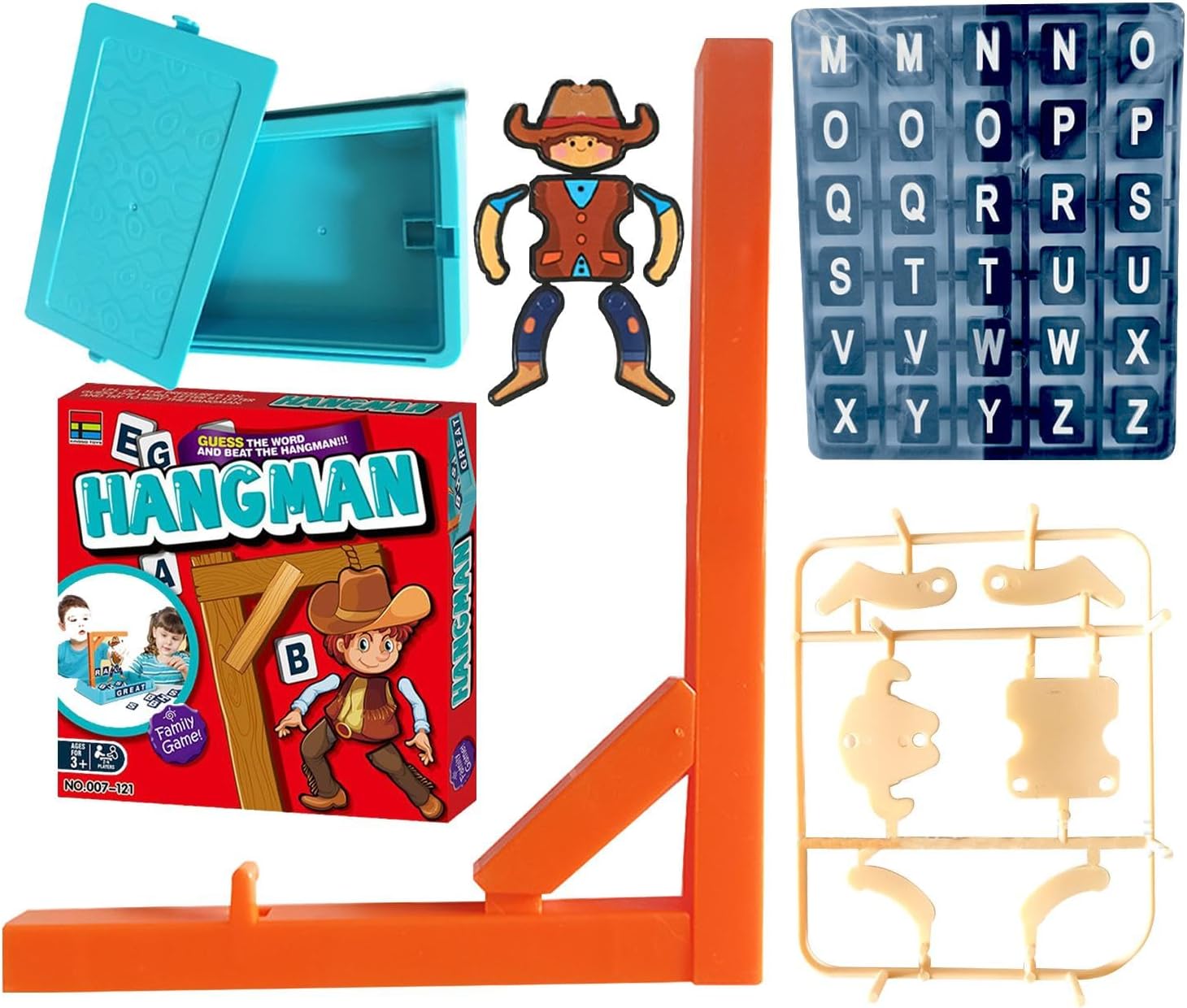 Cowboy-Thema Hangman Wortspiel