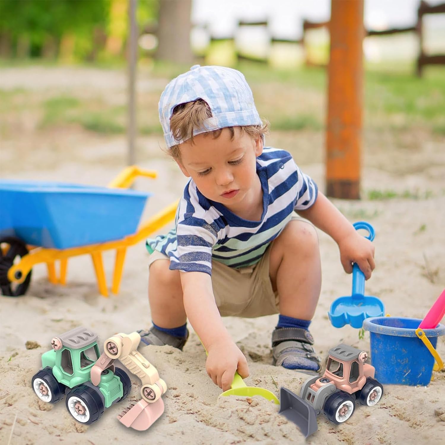 Meisterhaftes Baustellenfahrzeug-Set