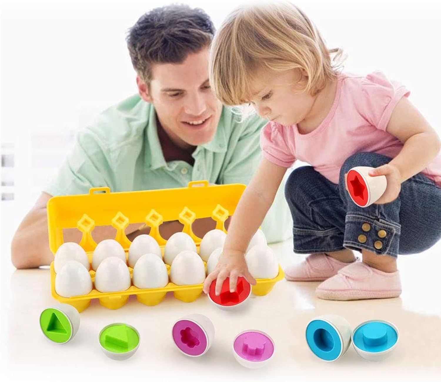 Farbenfrohes und Lernförderndes Eier-Set