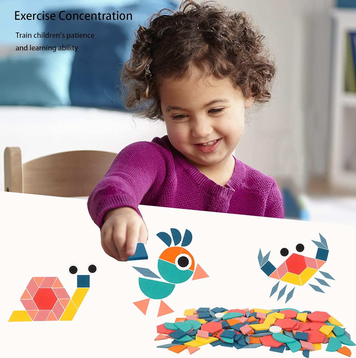 Entfalten Sie Ihre Kreativität - Geometrisches Formenpuzzle