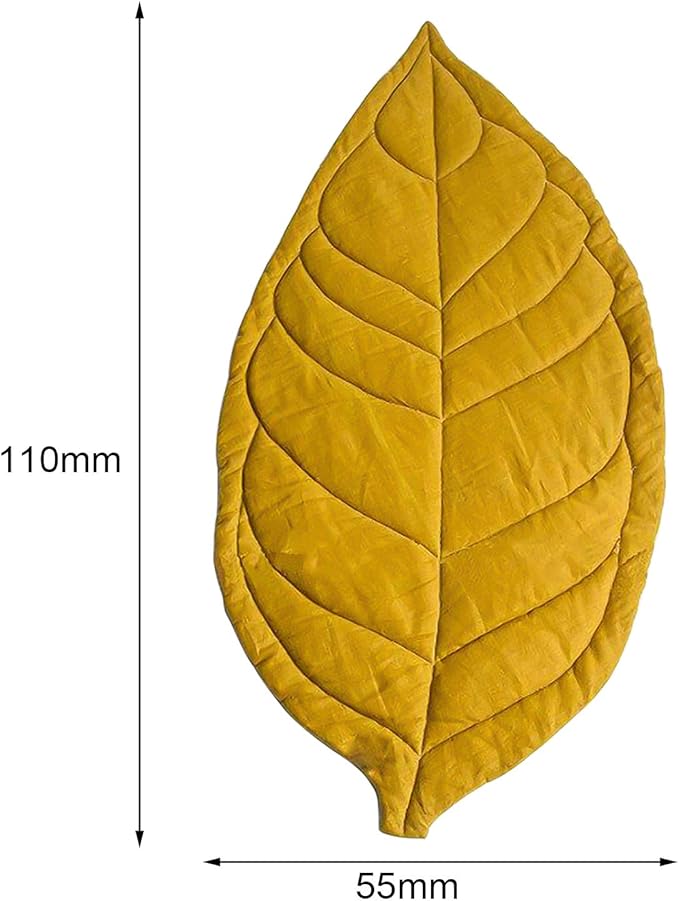 Baby Spielmatte – Blattform, Weich & Komfortabel