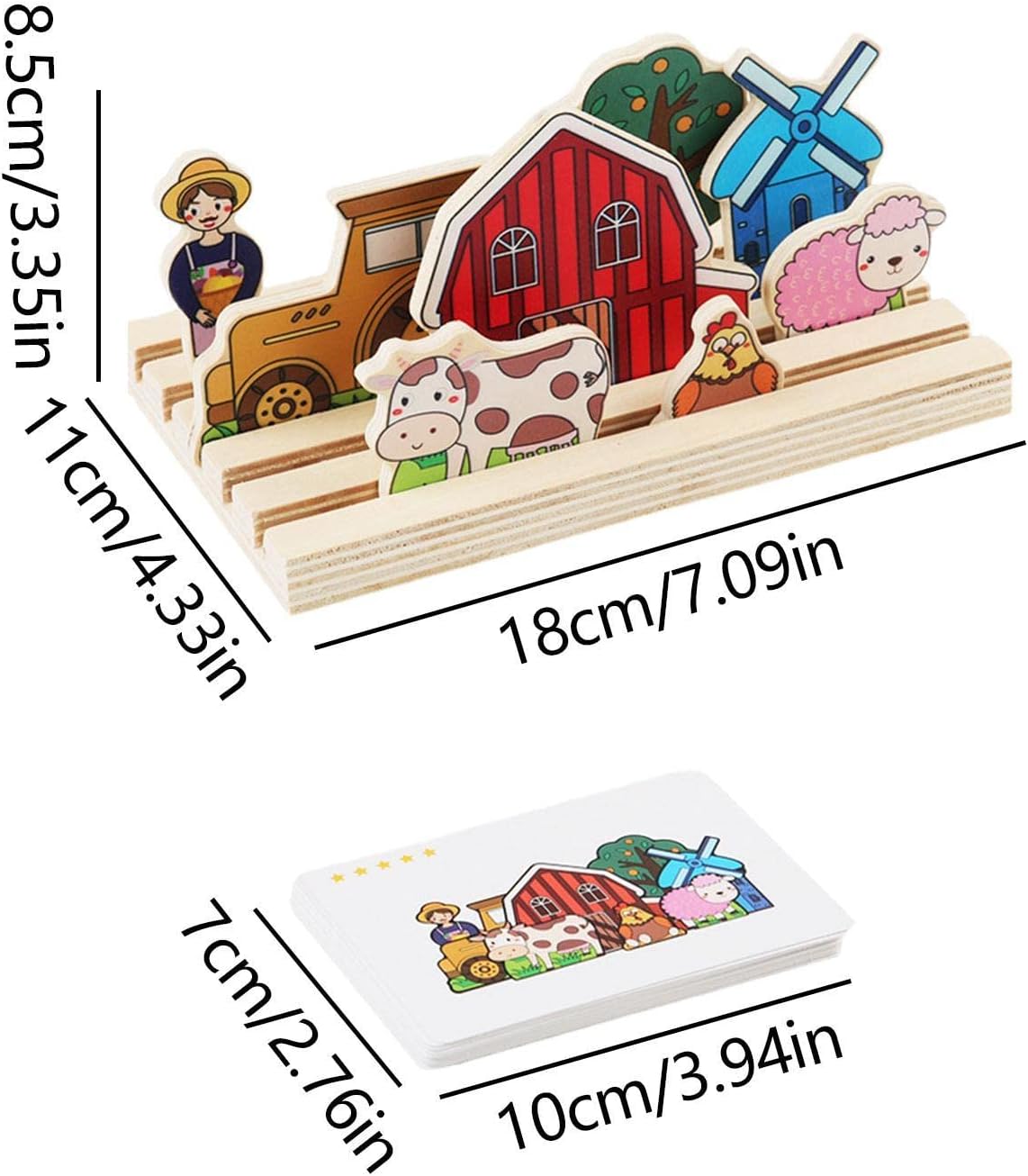 Märchenhaftes Kombinationsspiel – Kreatives 3D-Holzpuzzle