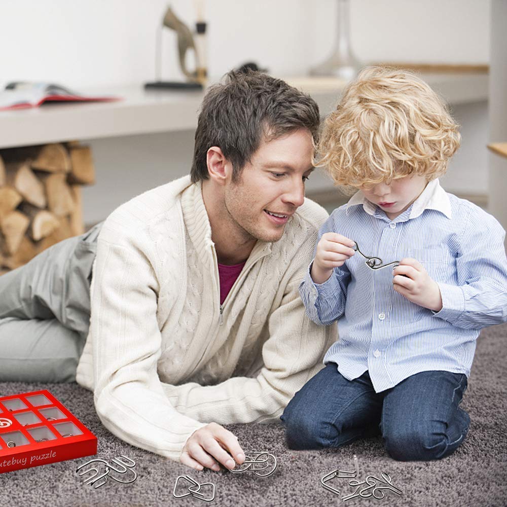 Metall-Puzzle-Ring-Set