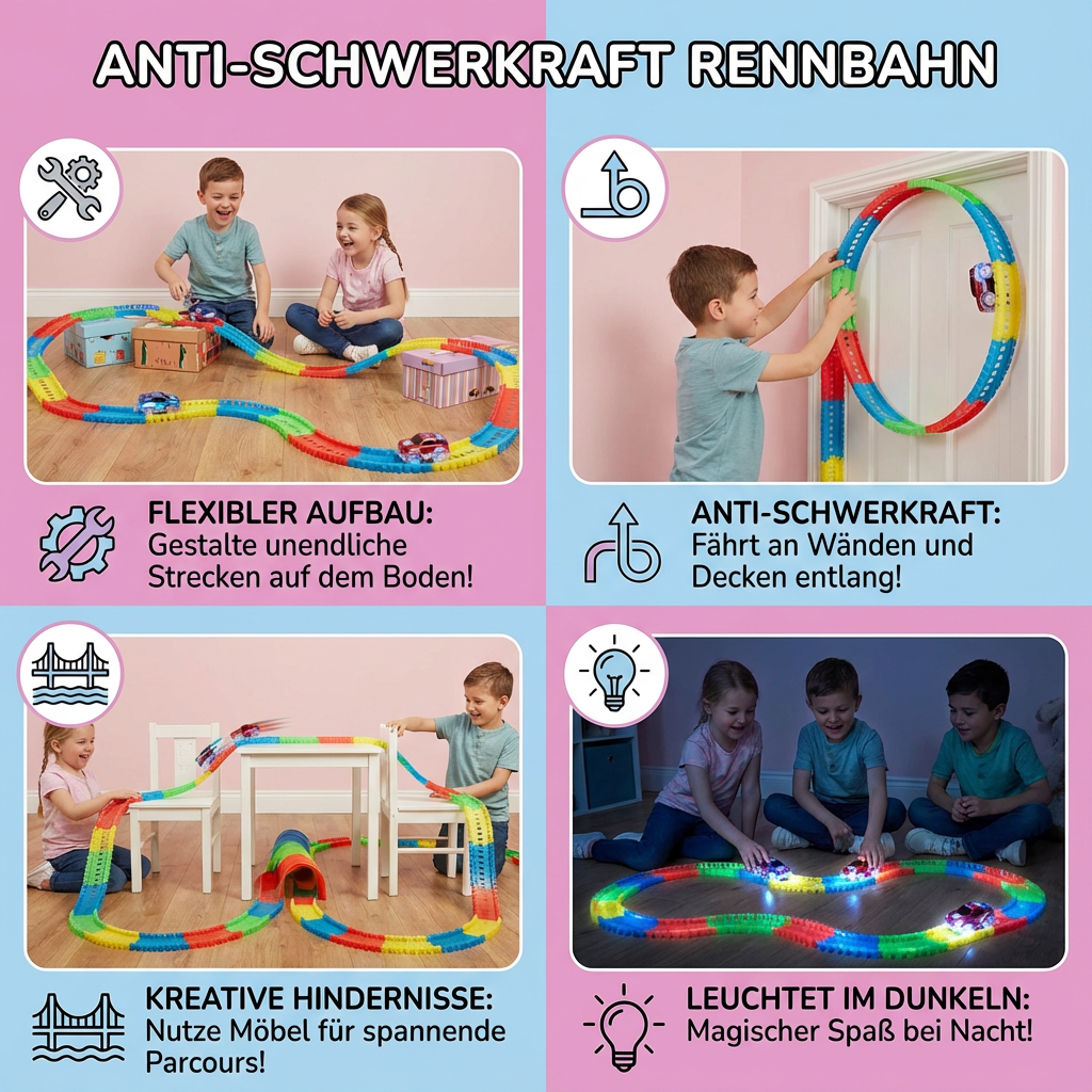 Anti-Schwerkraft Rennbahn