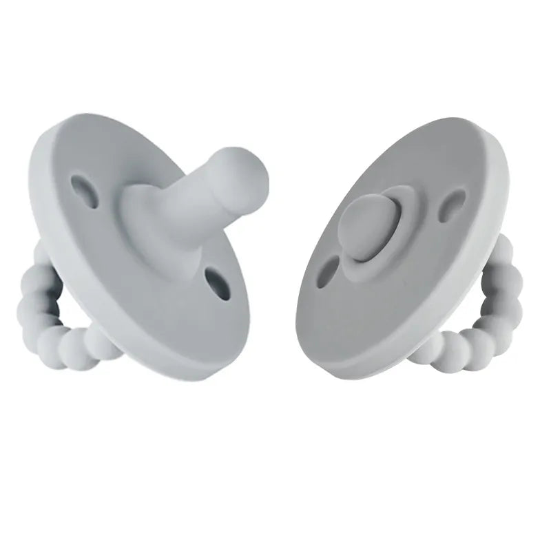 Silikon Schnuller für Babys – BPA-frei, Weiches Beißspielzeug mit Griff