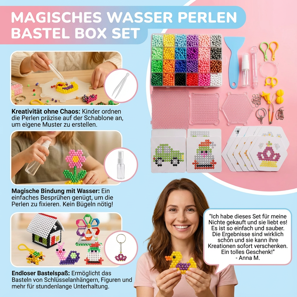 Magisches Wasser Perlen Bastel Box Set