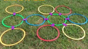 Koordinationsringe Set für Kinder – Trainingsringe mit Verbindern