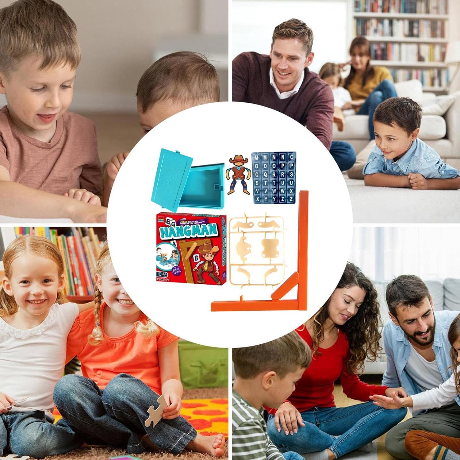 Cowboy-Thema Hangman Wortspiel