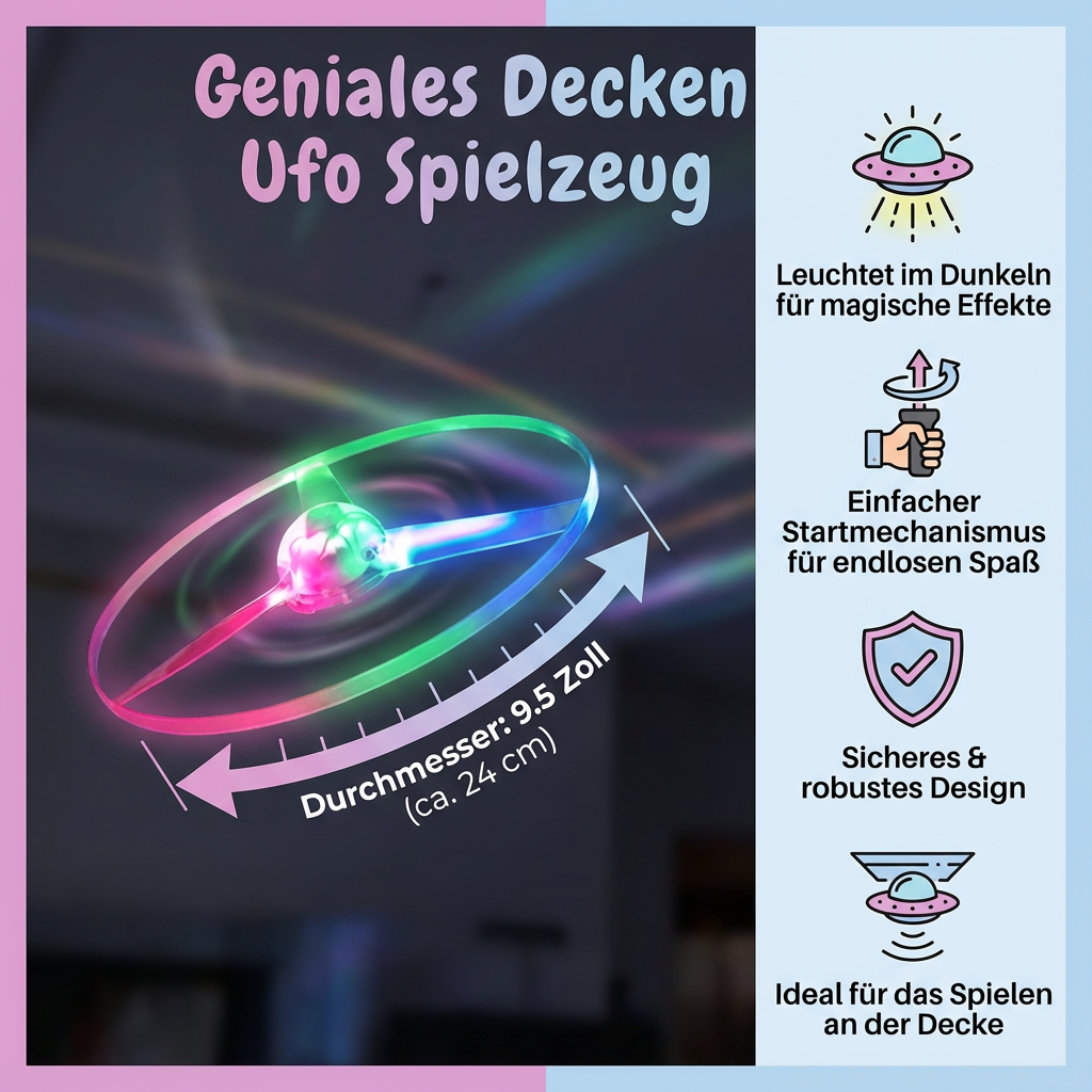 Geniales Decken Ufo Spielzeug