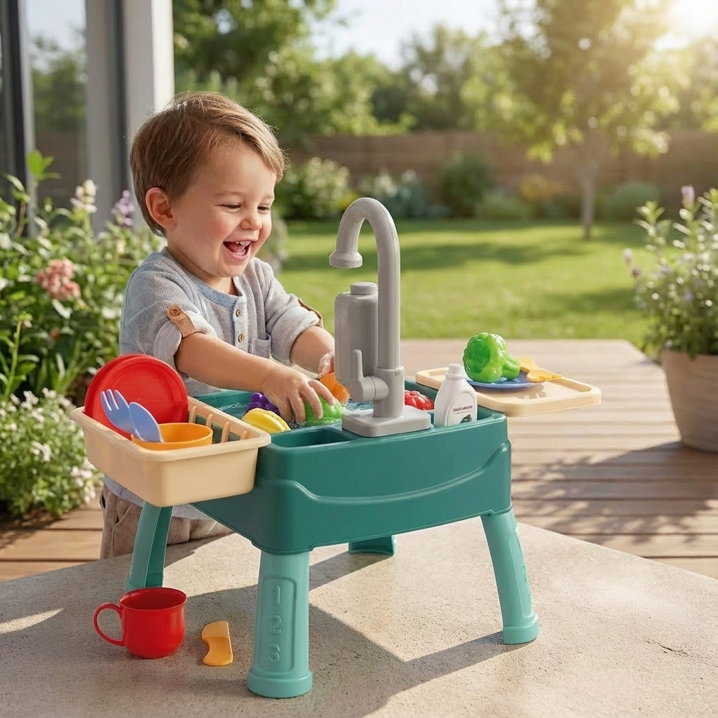 WasserWunder - Spielküche mit Magischem Wasserhahn