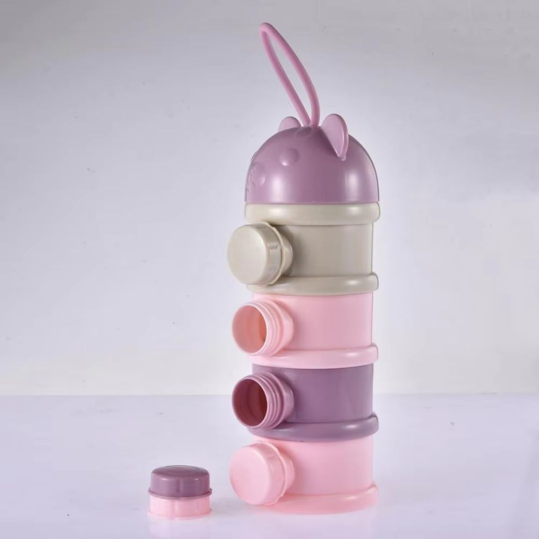 Baby Milchpulver Spender – Stapelbarer Behälter für Milchpulver & Snacks