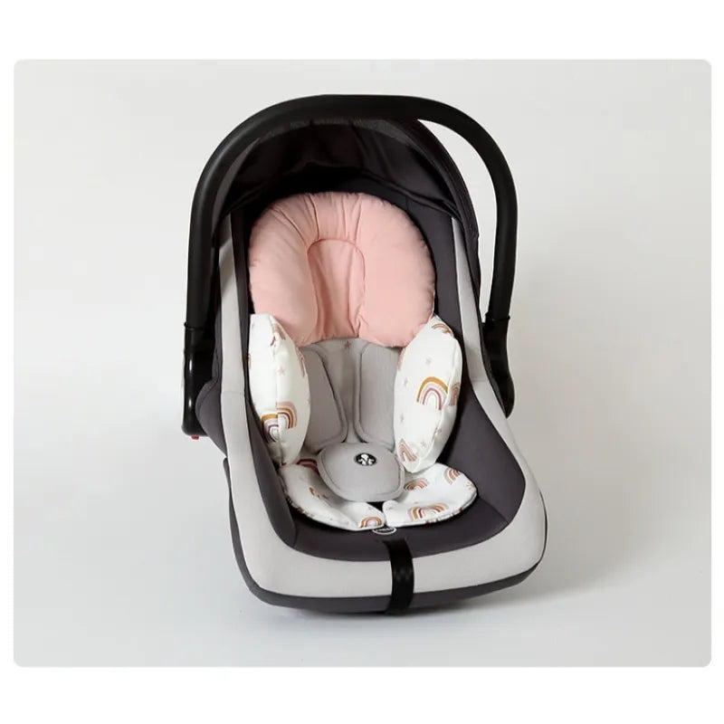 Baby Sitzverkleinerer mit Kopfstütze – Weiches Kissen für Babyschale & Kinderwagen