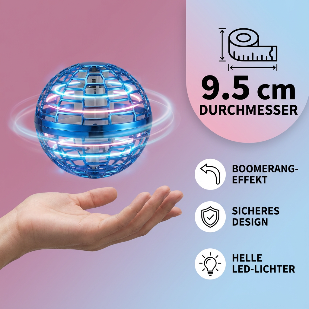 Schwebender Spielball